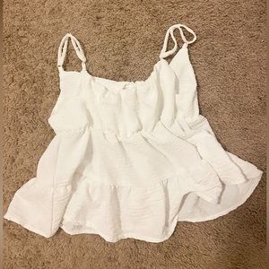 Altar’d State Women’s White Tank Top